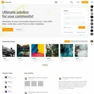 OneCommunity – BuddyPress Membership Theme OneCommunity – BuddyPress Membership Theme