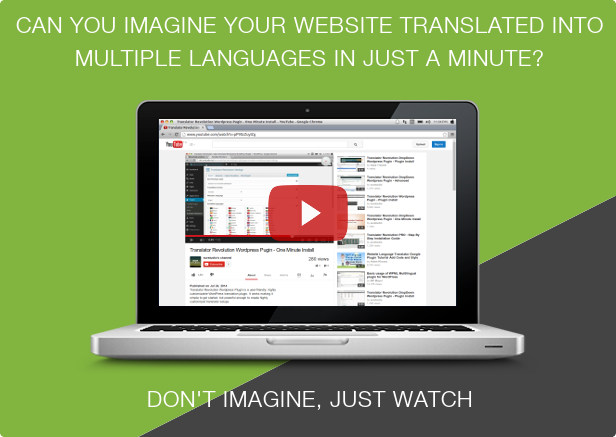 Ajax Translator Revolution DropDown WP Plugin