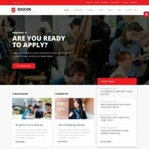 Educon – WordPress Education Theme with LMS compatibility